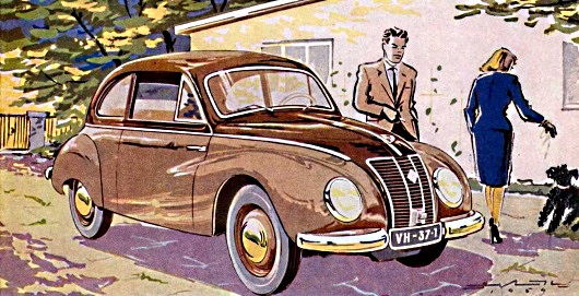 Deutscher Prospekt ca. 1954